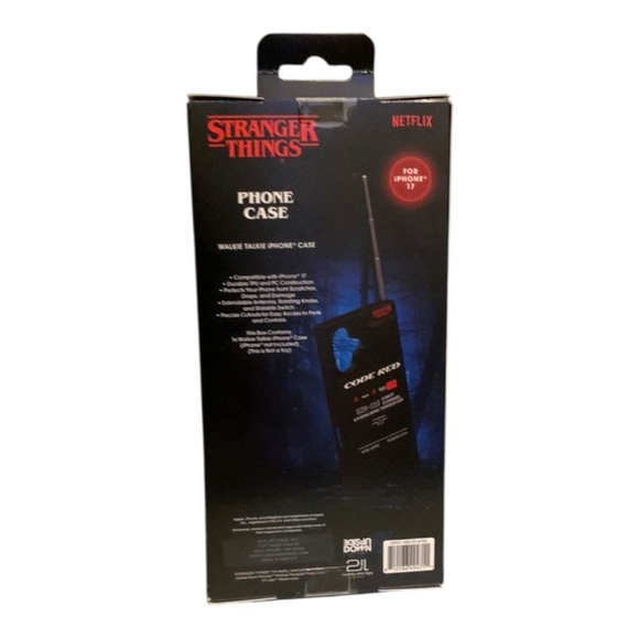 Stranger Things iPhone 17 Walkie Talkie Phone Case New Sealed Stranger Things iPhone 17 Walkie Talkie Phone Case New Sealed